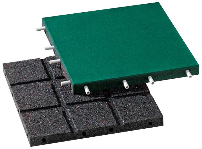 Promenade Rubber Tiles for Flat Roofs - Slip Not Co Uk