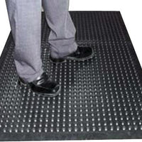 Anti-Fatigue Bubble Top Rubber Floor Mats UK | Industrial Grade