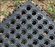 Interlocking Rubber Grass Mat - Slip Not Co Uk