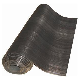 Non Slip Rubber Flooring Fine Rib